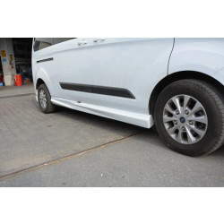 Купить Пороги (2 шт, под покраску) Длинная база для Ford Custom 2013-2022 гг