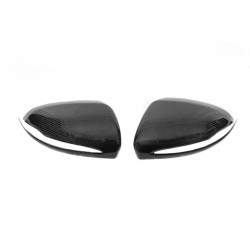 Купить Накладки на зеркала (2 шт, карбон) для Mercedes GLC X253