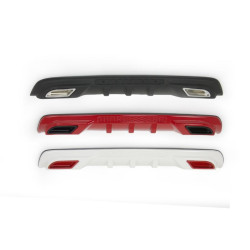 Купити Накладка на задній дифузор (під фарбування) для Opel Corsa E 2015-2019 рр