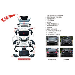 Купити Комплект рестайлінга в W223 Maybach (без дверей) для Mercedes S-сlass W221