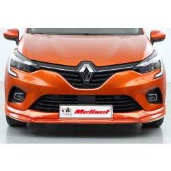 Купити Накладка на передній бампер (під фарбування) для Renault Clio V 2019- рр