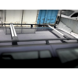 Купить Перемычки на обычные рейлинги без ключа Can V1 (2 шт) до 105 см, Серые для Volkswagen Tiguan 2016-2023 гг