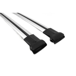 Купить Перемычки на обычные рейлинги без ключа Can V1 (2 шт) до 105 см, Серые для Volkswagen Tiguan 2016-2023 гг