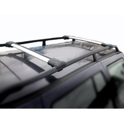 Купить Перемычки на обычные рейлинги без ключа Can V1 (2 шт) до 138 см, Серые для Toyota Land Cruiser Prado 250