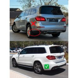 Купити Комплект обвісів з заднім дифузором AMG V1 (GLS63) для Mercedes GL/GLS сlass X166