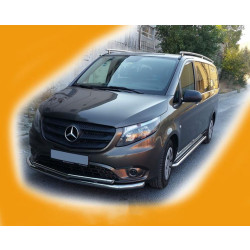 Купить Передняя защита ST014 (нерж.) 60/60 для Mercedes Vito/V-class W447 2014- гг