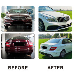 Купить Комплект обвесов в дизайне W205 для Mercedes C-class W204 2007-2015 гг