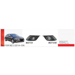 Купить Противотуманки (2 шт, галогенные) для Mazda 3 2013-2019 гг
