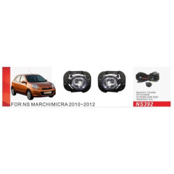 Купить Противотуманки 2010-2012 (2 шт, галогенные) для Nissan Micra K13