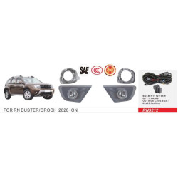 Купить Противотуманки 2015-2018 (2 шт, галогенные) для Renault Duster