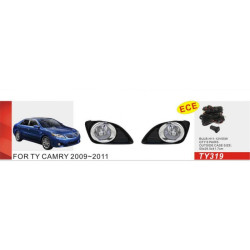 Купить Противотуманки 2009-2011 (2 шт, галогенные) для Toyota Camry