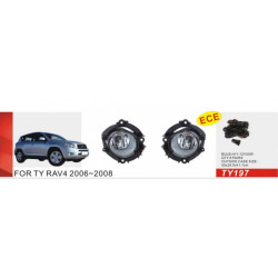 Купить Противотуманки 2006-2008 (2 шт, галогенные) для Toyota Rav 4