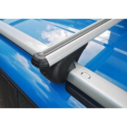 Купити Перемички на звичайні рейлінги під ключ Bold Bar Lite V1 (2 шт) Чорні для Volkswagen T6