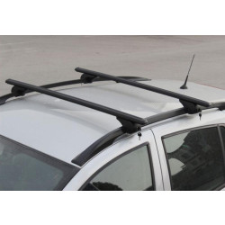 Купити Перемички на звичайні рейлінги під ключ Bold Bar V1 (2 шт) Чорні для Volkswagen T6