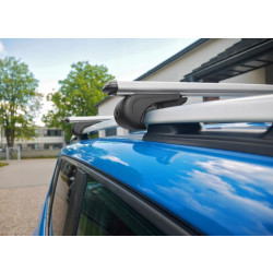 Купити Перемички на звичайні рейлінги під ключ Bold Bar Lite V1 (2 шт) Чорні для Ford Maverick 2000-2007 рр