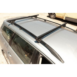 Купити Перемички на звичайні рейлінги під ключ Bold Bar V1 (2 шт) Сірі для Ford Maverick 2000-2007 рр