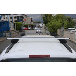 Купити Перемички на звичайні рейлінги під ключ Bold Bar V1 (2 шт) Чорні для Ford Maverick 2000-2007 рр