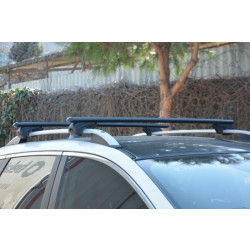 Купити Перемички на звичайні рейлінги під ключ Bold Bar Lite V1 (2 шт) Сірі для Toyota Proace City