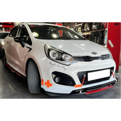 Купить Универсальная передняя лип накладка Niken Red (ABS)