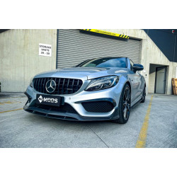 Купити Передня решітка Panamericana GT Black (для Avantgarde/AMG-Line/C43 AMG) 2014-2021, без камери для Mercedes C-сlass W205 рр