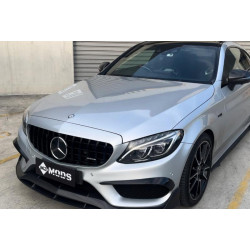 Купити Передня решітка Panamericana GT Black (для Avantgarde/AMG-Line/C43 AMG) 2014-2021, без камери для Mercedes C-сlass W205 рр