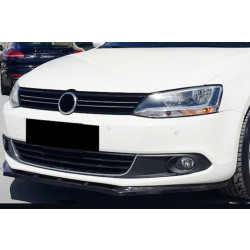 Купить Накладка на передний бампер Lip (2010-2018, черный глянец) для Volkswagen Jetta