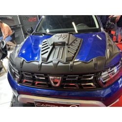 Купити Комплект накладок на капот DRAGON (3 шт) для Renault Duster 2018-2024 рр