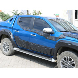Купить Молдинг двери EuroCap (6 шт, ABS) для Fiat Fullback 2016- гг