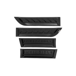 Купить Молдинг двери EuroCap (4 шт, ABS) для Toyota Hilux 2015- гг