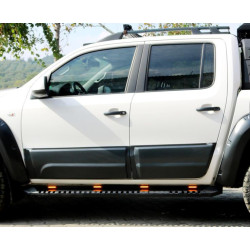 Купить Молдинг двери EuroCap (6 шт, ABS) для Volkswagen Amarok 2010-2022 гг