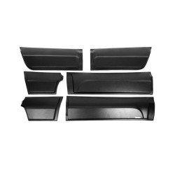 Купить Молдинг двери EuroCap (6 шт, ABS) для Volkswagen Amarok 2010-2022 гг