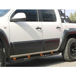 Купить Молдинг двери EuroCap (6 шт, ABS) для Volkswagen Amarok 2010-2022 гг