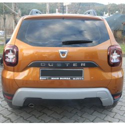 Купить Накладка на задний бампер U-Type (ABS, серая) для Renault Duster 2018-2024 гг