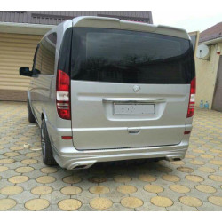 Купить Накладка на задний бампер AMG (под покраску) Короткая база для Mercedes Vito W639 2004-2014 гг