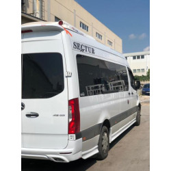 Купить Комплект порогов (под покраску) L4 – Extra Long для Mercedes Sprinter W907/W910 2018- гг