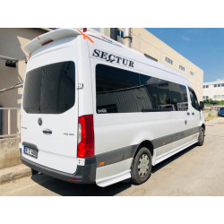 Купить Комплект порогов (под покраску) L4 – Extra Long для Mercedes Sprinter W907/W910 2018- гг