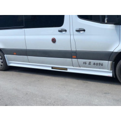 Купить Комплект порогов (под покраску) L3 – Long для Mercedes Sprinter W907/W910 2018- гг