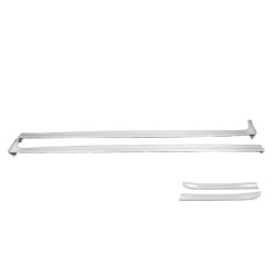 Купить Комплект порогов (под покраску) L3 – Long (под тюнинг бампер) для Mercedes Sprinter W907/W910 2018- гг