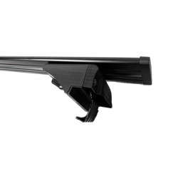 Купить Багажник (поперечины) на обычные рейлинги под ключ Wizard V1 (2 шт) 115 см, Чёрный для Volkswagen Touran 2010-2015 гг