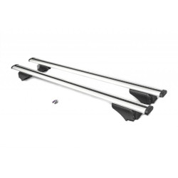 Купить Багажник (поперечины) на обычные рейлинги под ключ Wizard V1 (2 шт) 115 см, Чёрный для Volkswagen Touran 2010-2015 гг