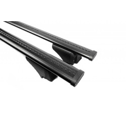 Купить Багажник (поперечины) на обычные рейлинги под ключ Wizard V1 (2 шт) 150 см, Чёрный для Volkswagen Touran 2010-2015 гг