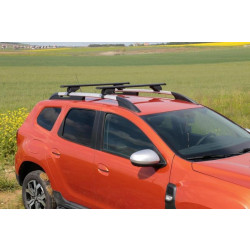 Купить Багажник (поперечины) на обычные рейлинги под ключ Wizard V1 (2 шт) 150 см, Серый для Volkswagen Touran 2010-2015 гг