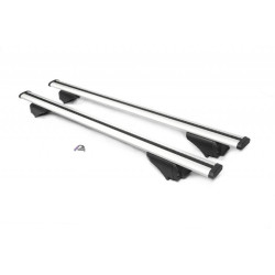 Купить Багажник (поперечины) на интегрированные рейлинги Wizard V2 (2 шт) 115 см, Серый для Volkswagen Touareg 2018- гг