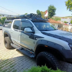 Купити Верхні молдинги дверей (6 шт, ABS) для Volkswagen Amarok 2010-2022 рр