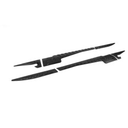 Купити Верхні молдинги дверей (6 шт, ABS) для Volkswagen Amarok 2010-2022 рр