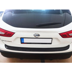 Купить Накладка на задний бампер Esa (2017-2021, ABS) для Nissan Qashqai/Rogue Sport