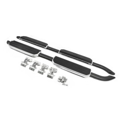 Купить Боковые пороги OEM Silver (для длинного, 2 шт) для Land Rover Defender 2019- рр