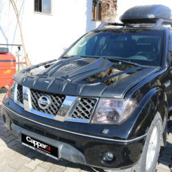 Купити Комплект накладок на капот DRAGON (3 шт) для Nissan Navara 2006-2015 рр
