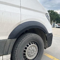 Купити Накладки на арки широкі (4 шт, чорні) для Volkswagen Crafter 2016- рр