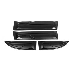 Купити Молдинги дверей (4 шт, ABS) для Mitsubishi L200 2006-2015 рр